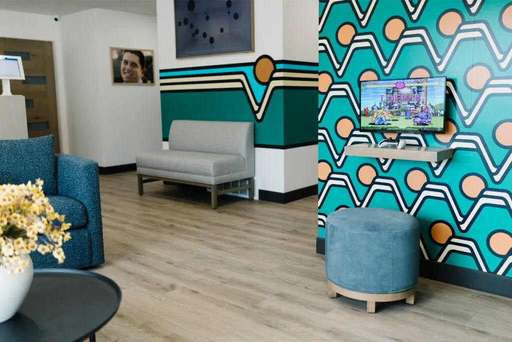Orthodontic treatment chairs at VIVA Orthodontics